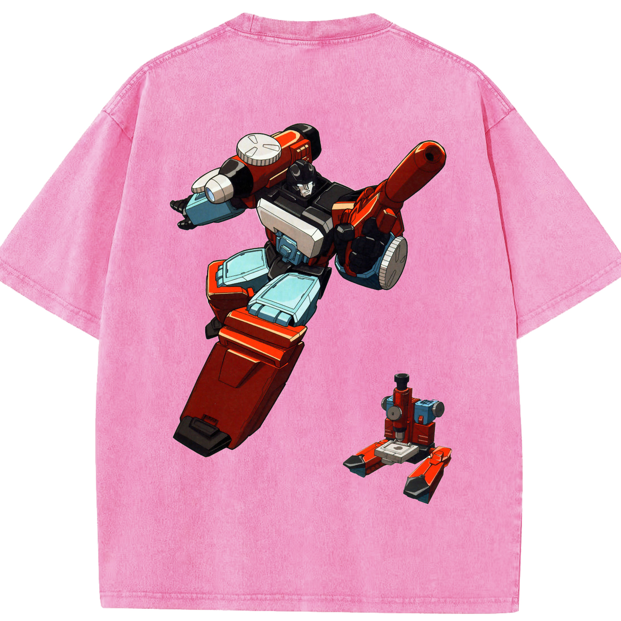 （画像用）  綿100% ヴィンテージ風 半袖Tシャツ（背面プリント）